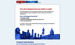 Freecallstosingapore.co.uk thumbnail