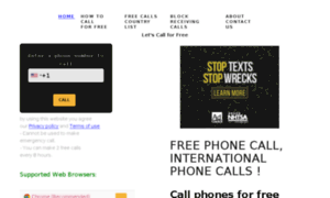 Freecalltophone.com thumbnail