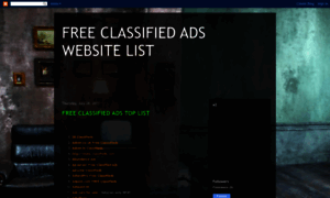 Freeclassifiedadswebsitelist.blogspot.com thumbnail