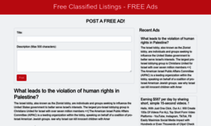 Freeclassifiedlistings.com thumbnail