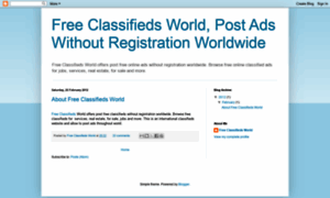 Freeclassifiedsworld.blogspot.com thumbnail