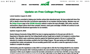 Freecollege.afscme.org thumbnail