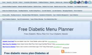 Freediabeticmenuplanner.info thumbnail