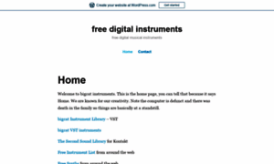 Freedigitalinstruments.wordpress.com thumbnail