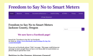 Freedom2sayno2smartmeters.org thumbnail