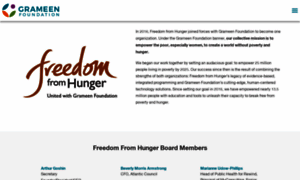 Freedomfromhunger.org thumbnail