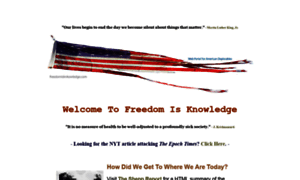 Freedomisknowledge.org thumbnail