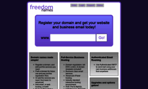 Freedomnames.co.uk thumbnail