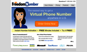 Freedomnumber.com thumbnail