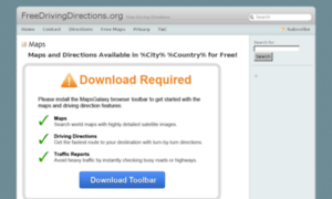 Freedrivingdirections.org thumbnail