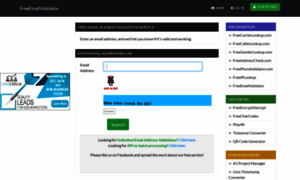 Freeemailvalidator.com thumbnail