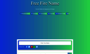 Freefire-name.com thumbnail