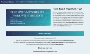 Freefixedmatches1x2.com thumbnail