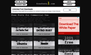Freefonts1.com thumbnail