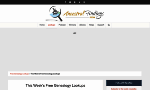 Freegenealogylookups.com thumbnail