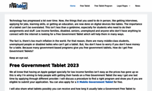 Freegovernmenttablet.org thumbnail