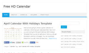 Freehdcalendar.com thumbnail