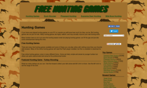 Freehuntinggames.biz thumbnail