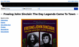 Freeingjohnsinclair.aadl.org thumbnail