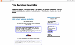 Freeinstant-backlink.blogspot.in thumbnail