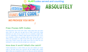 Freeitunescodesofgiftcard.com thumbnail