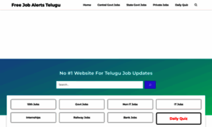 Freejobalertsintelugu.com thumbnail