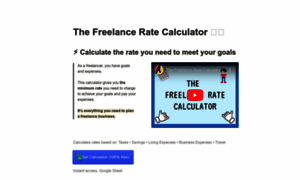 Freelanceratecalculator.com thumbnail
