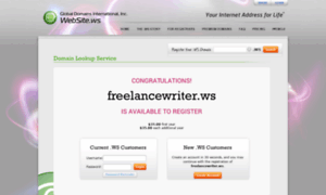 Freelancewriter.ws thumbnail
