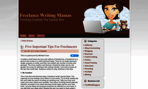 Freelancewritingmamas.com thumbnail