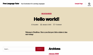 Freelanguagetutor.com thumbnail