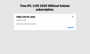 Freeliveipl202021.blogspot.com thumbnail