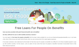 Freeloansforpeopleonbenefits.co.uk thumbnail