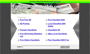 Freelocalclassifiedads.com thumbnail