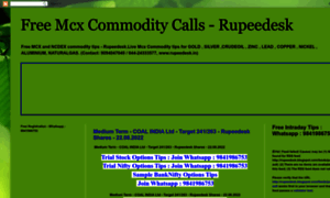 Freemcxcommoditycalls.blogspot.com thumbnail