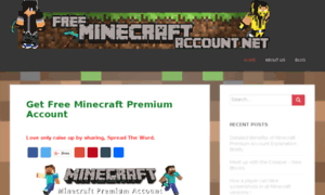 Freeminecraftaccount.net thumbnail