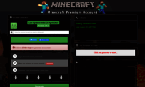 Freeminecraftaccounts.org thumbnail