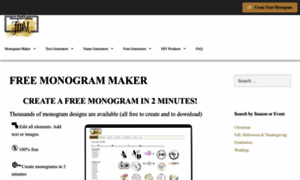 Freemonogrammaker.com thumbnail