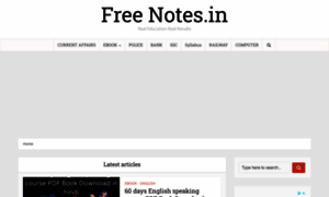 Freenotes.in thumbnail