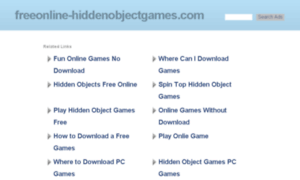 Freeonline-hiddenobjectgames.com thumbnail