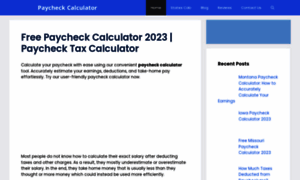 Freepaycheckcalculator.com thumbnail