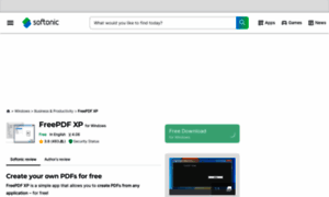 Freepdf-xp.en.softonic.com thumbnail