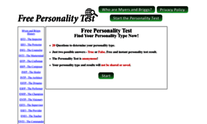 Freepersonalitytest.info thumbnail