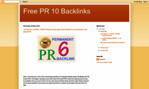 Freepr10backlinks.blogspot.com thumbnail