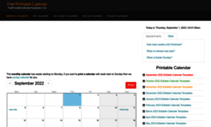 Freeprintablecalendartemplates.com thumbnail
