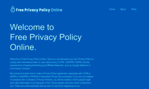 Freeprivacypolicyonline.com thumbnail