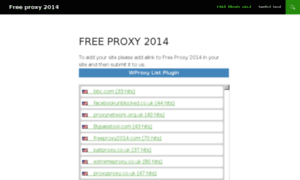 Freeproxy2014.com thumbnail