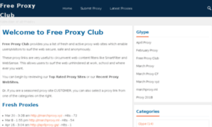 Freeproxyclub.com thumbnail