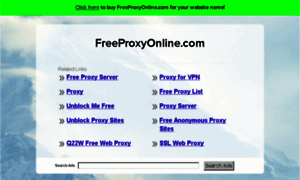 Freeproxyonline.com thumbnail