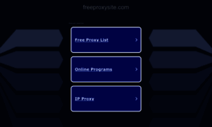 Freeproxysite.com thumbnail