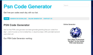 Freepsncodegen.me thumbnail